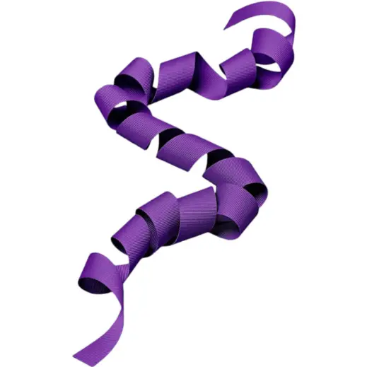 Petersham Ribbon - 1.3m Purple